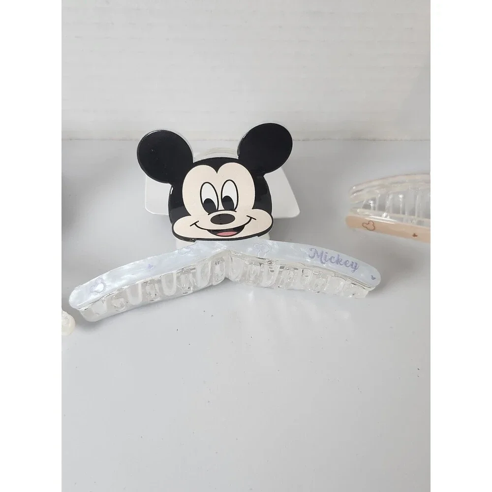 Lot Of 3 Mickey Mouse Claw Hair Clips